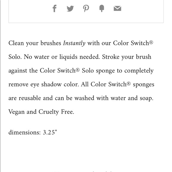 EvaMona Clr Switch Brush Clean Lavish eye brushes - Picture 3 of 10